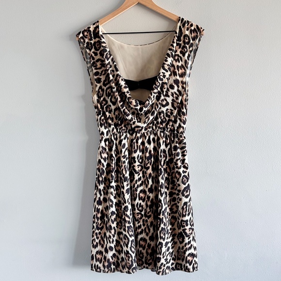 ALICE + OLIVIA Leopard Print Dress Size Small - Picture 5 of 12